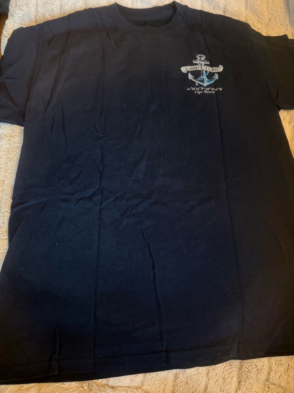 Cabot Trail, Cape Breton Navy T-Shirt